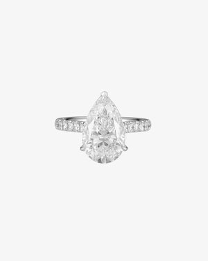 Aurelia Pear Solitaire Ring