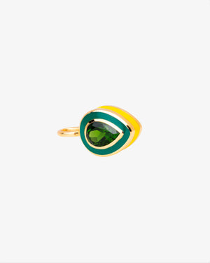 Viridian Enamel Charm