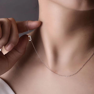Initial Spark Diamond Necklace