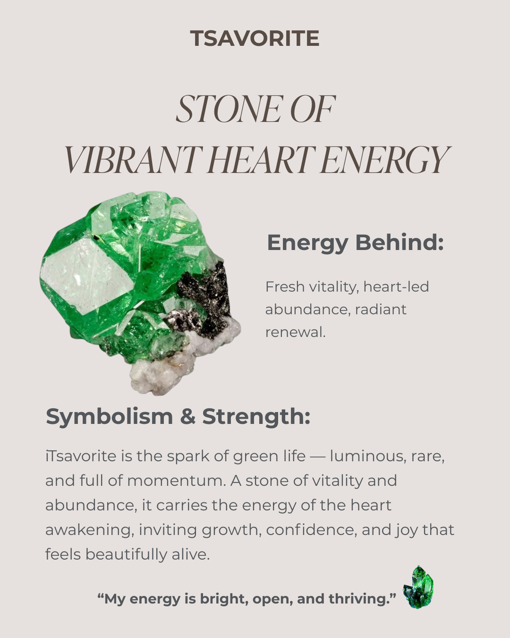 May Birthstone Eternity Ring