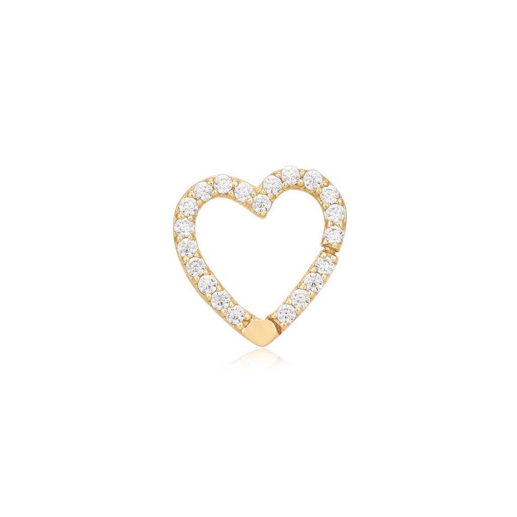Heart Paperclip Chain Necklace
