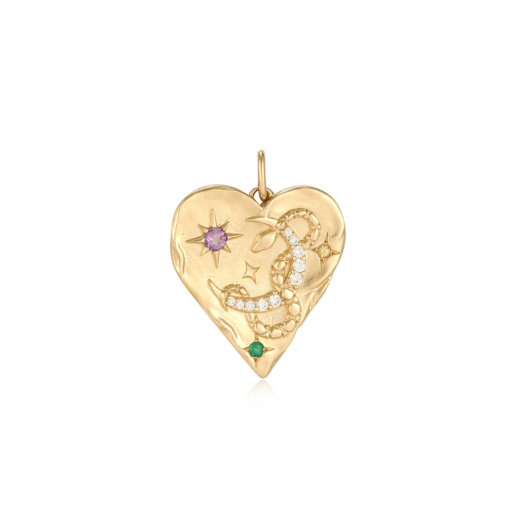 Serpent Constellation Amulet Necklace
