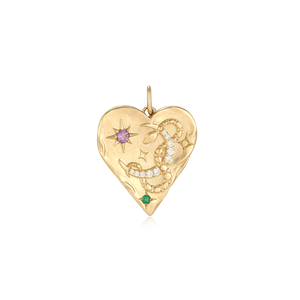 Serpent Constellation Amulet Necklace