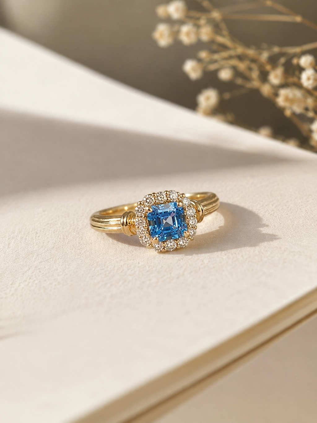 Azur Aquamarine Ring