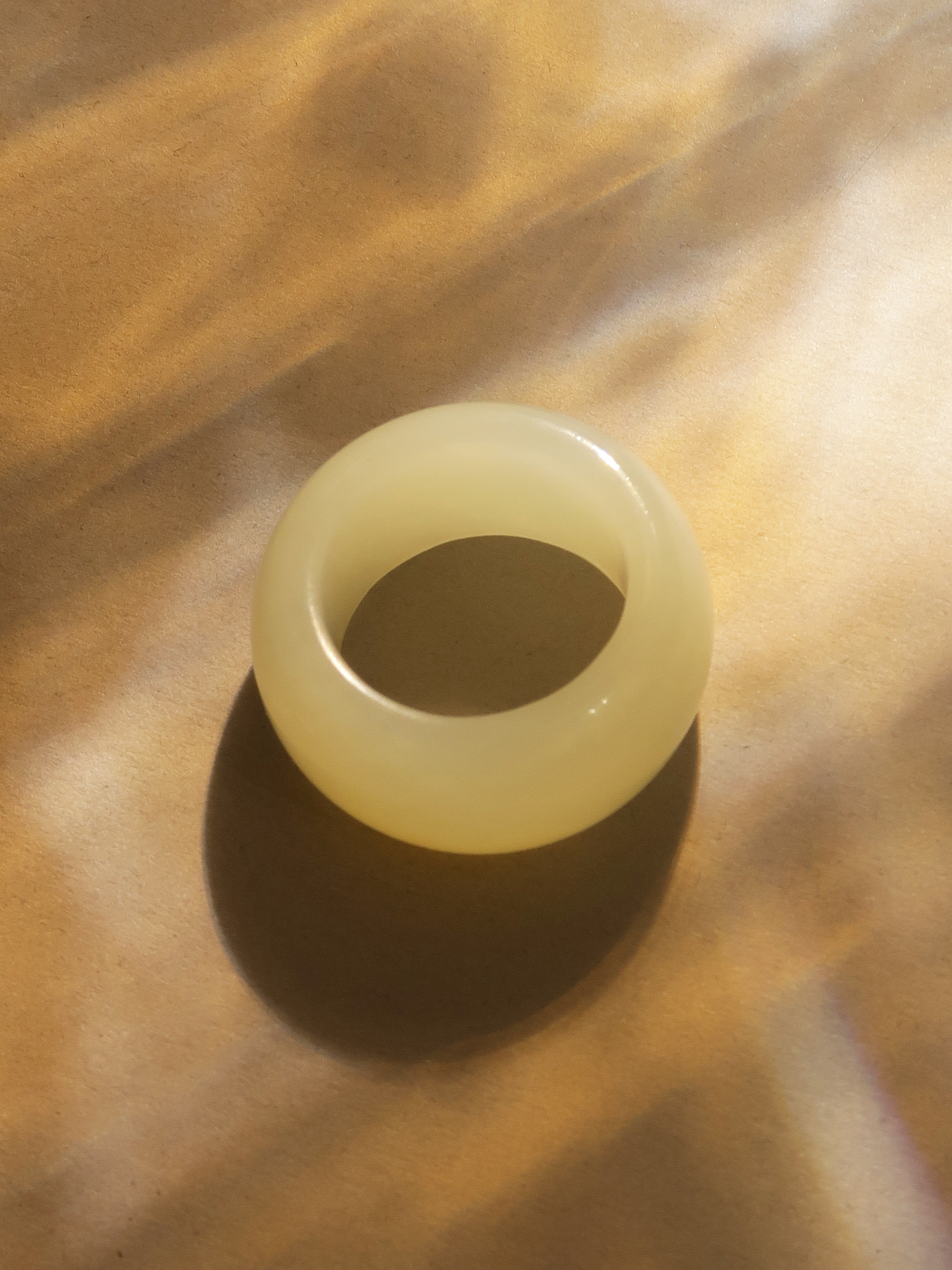 Butter Jade Ring
