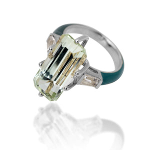 Aurora Enamel Ring