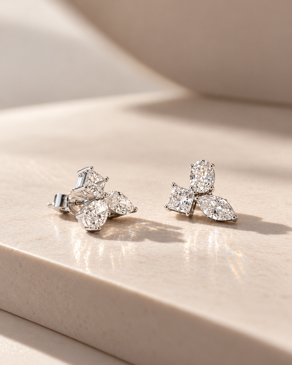 Prism Diamond Earrings