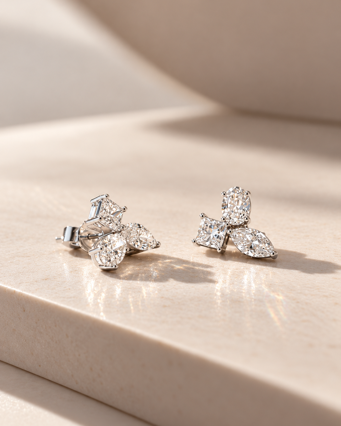 Prism Diamond Earrings
