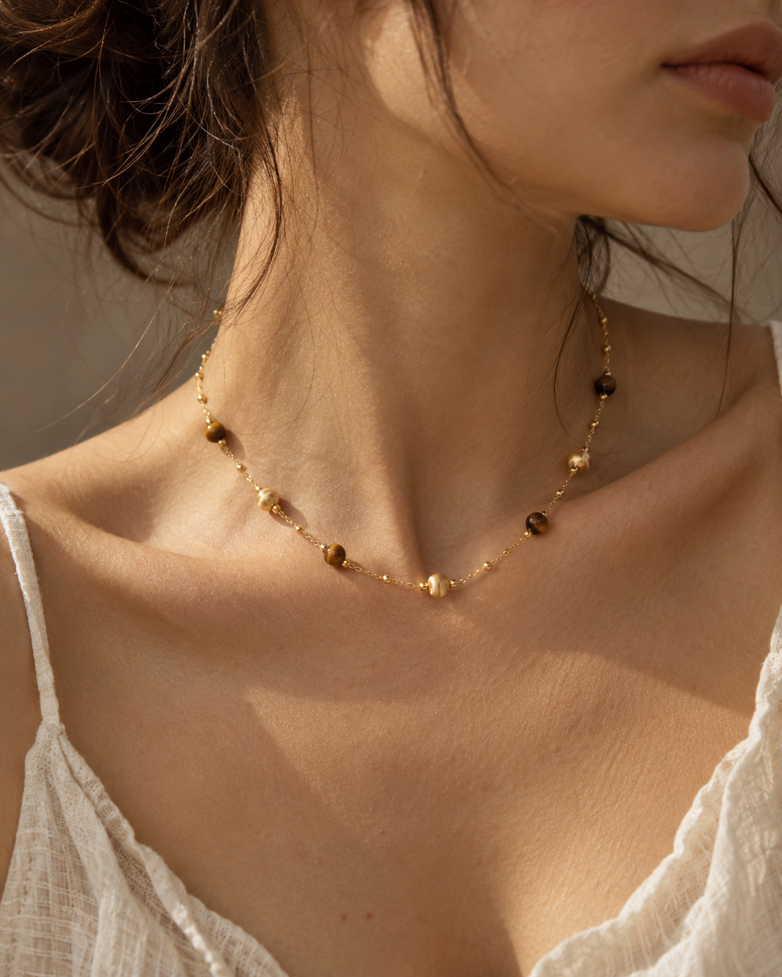 Solara Tiger’s Eye Necklace