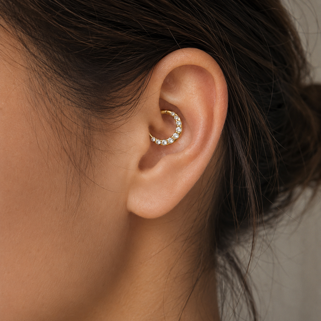 Demi Pavé Clicker Earring