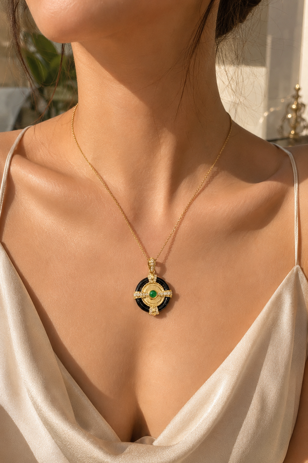 Verdure Emerald Pendant