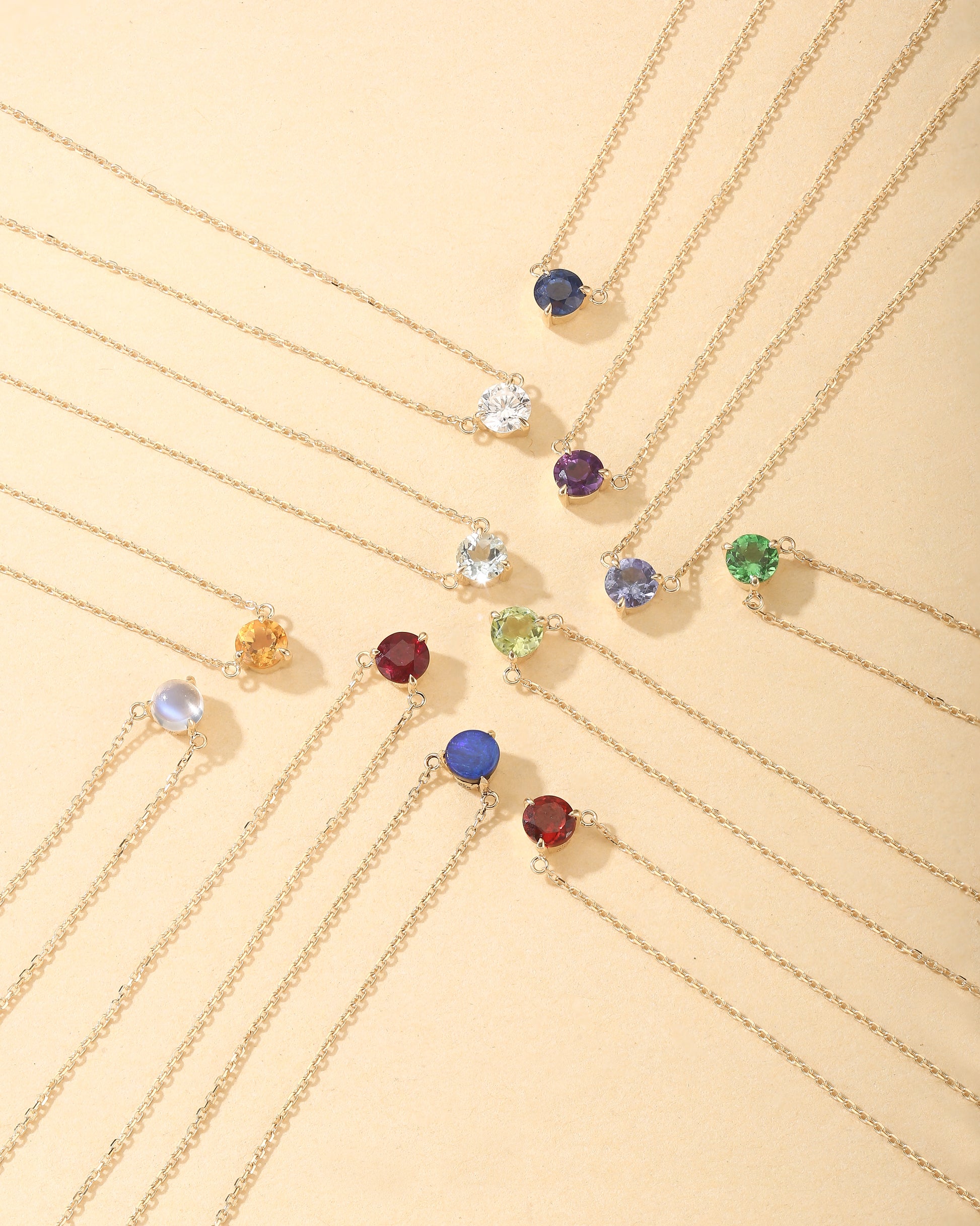 December Birthstone Tanzanite Solitaire Necklace