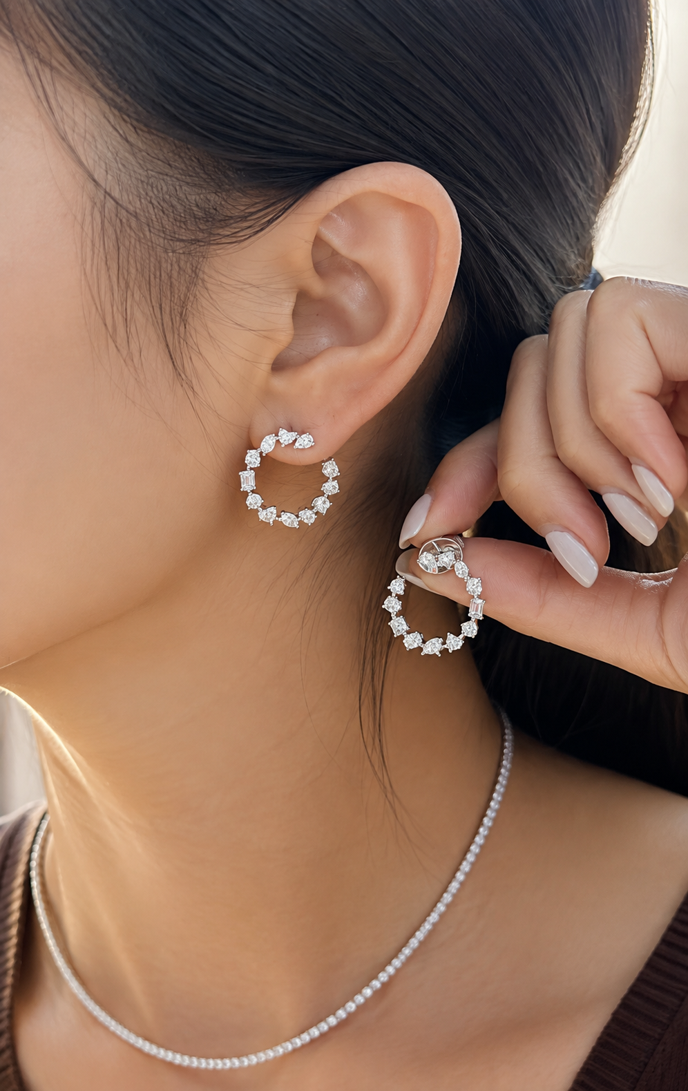 Mosaïque Diamond Hoops