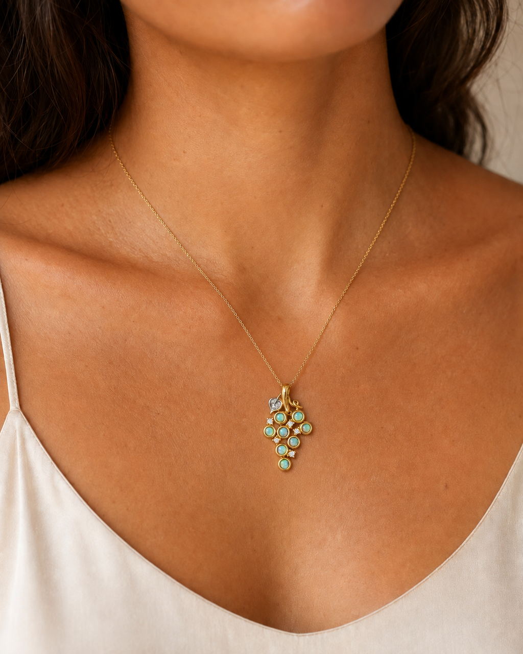 Grappe Opal Pendant