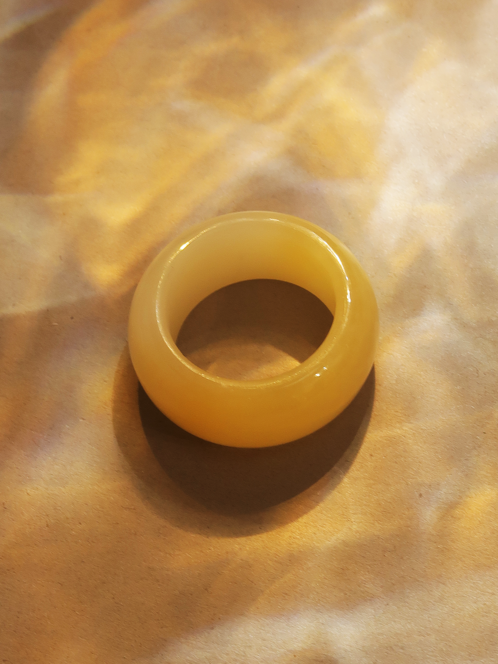 Honey Jade Ring