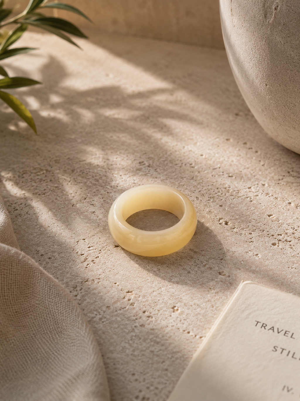 Honey Jade Ring