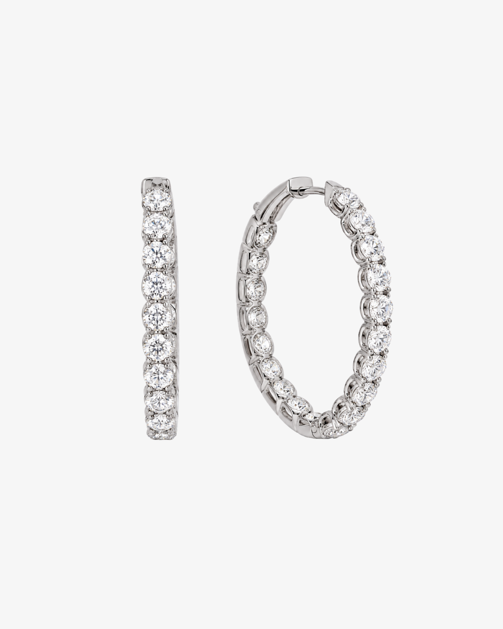 The Pavé Hoop Earrings