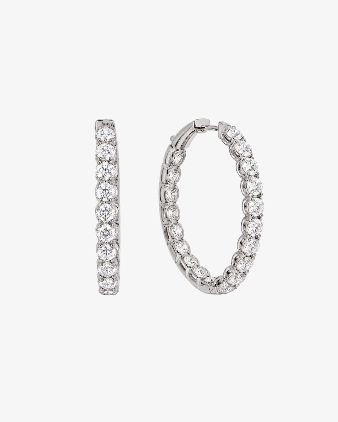 The Pavé Hoop Earrings