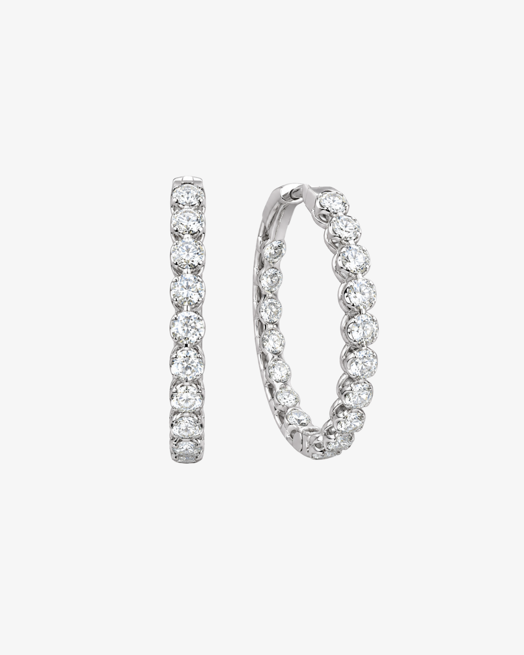 The Pavé Hoop Earrings