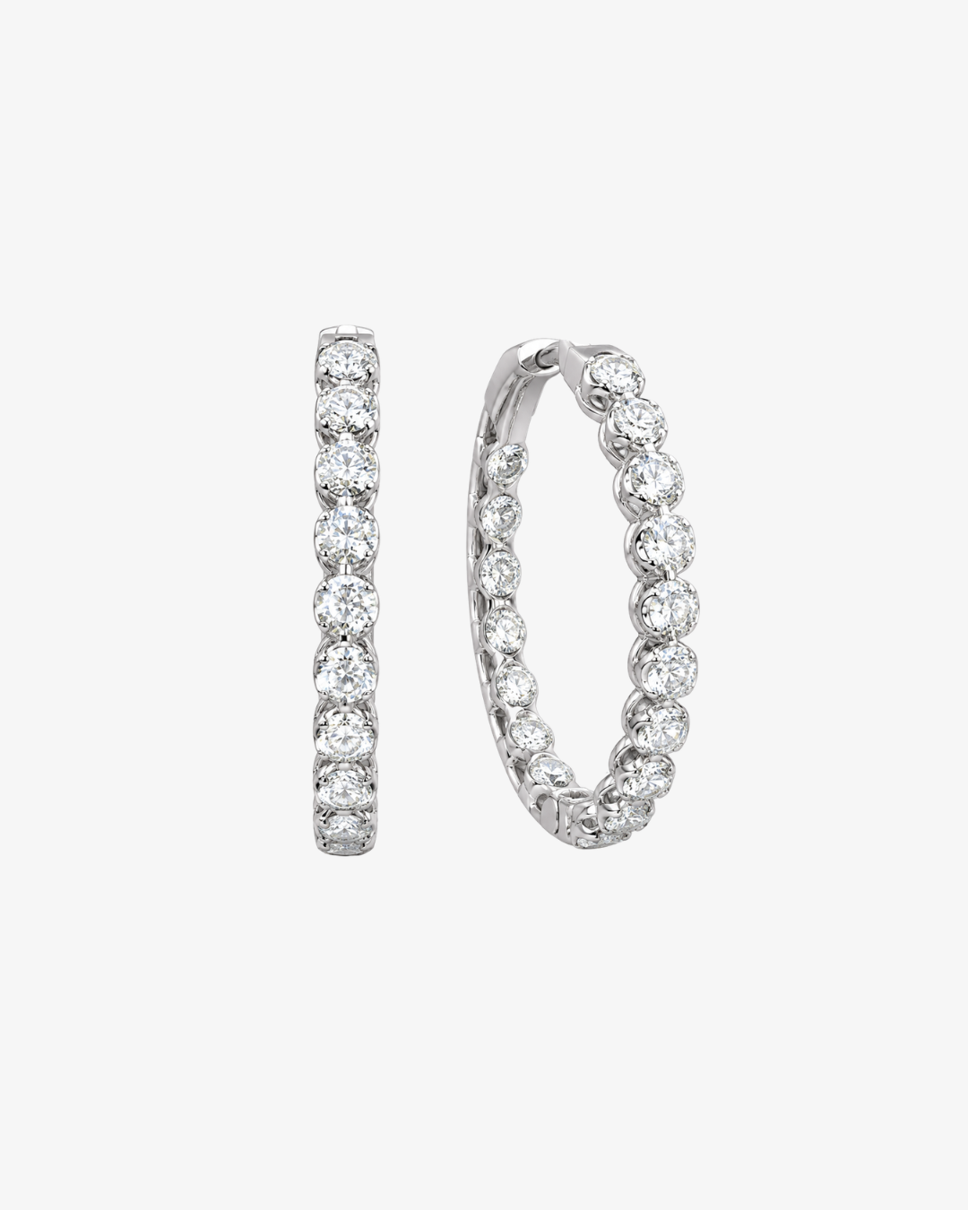 The Pavé Hoop Earrings