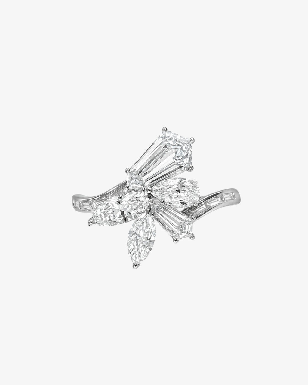 Flèche Kite Diamond Ring