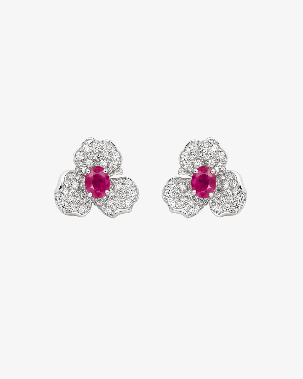 Floraison Ruby Earrings