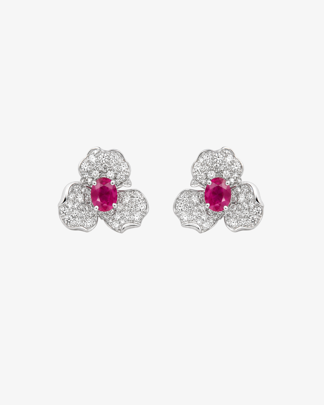 Floraison Ruby Earrings