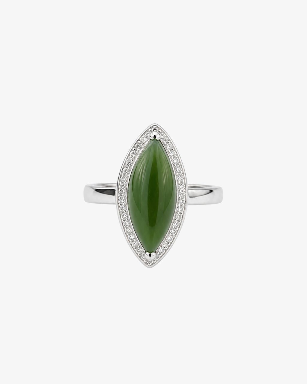 Marquise Jade Ring