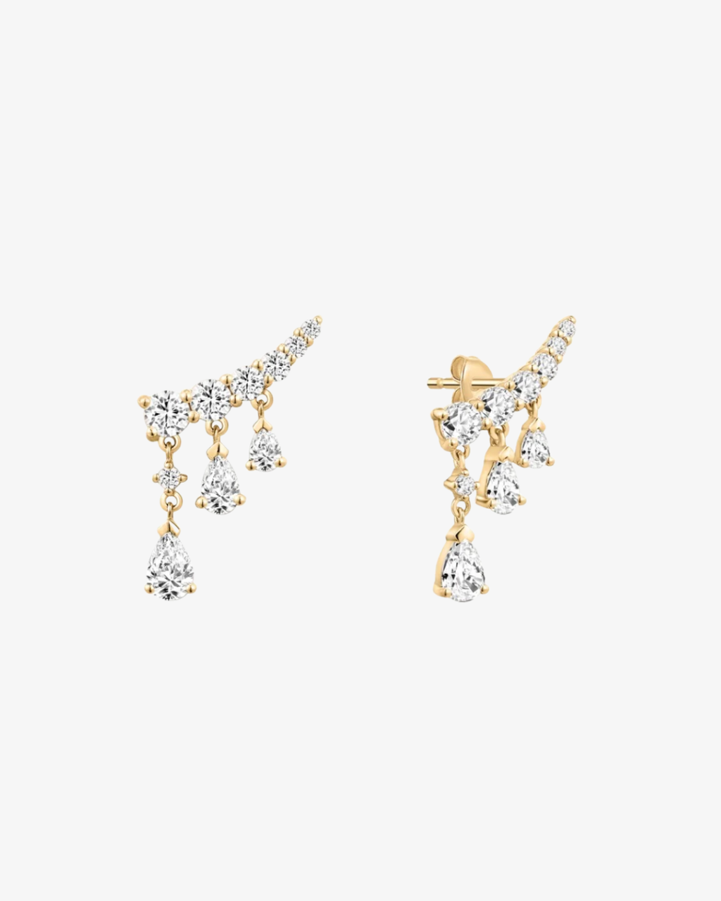 Pluie Diamond Ear Climber
