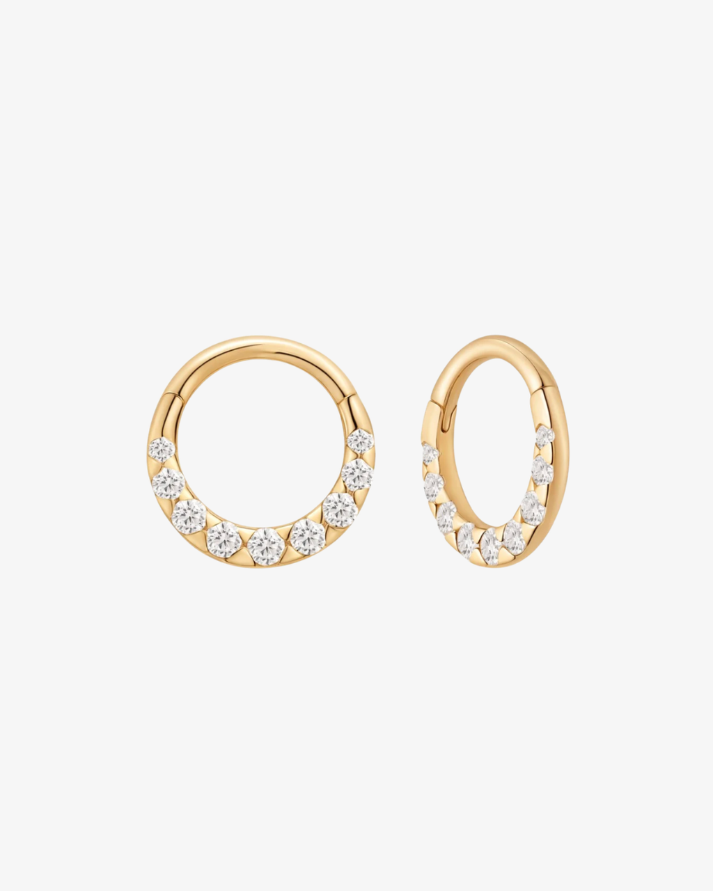 Demi Pavé Clicker Earring