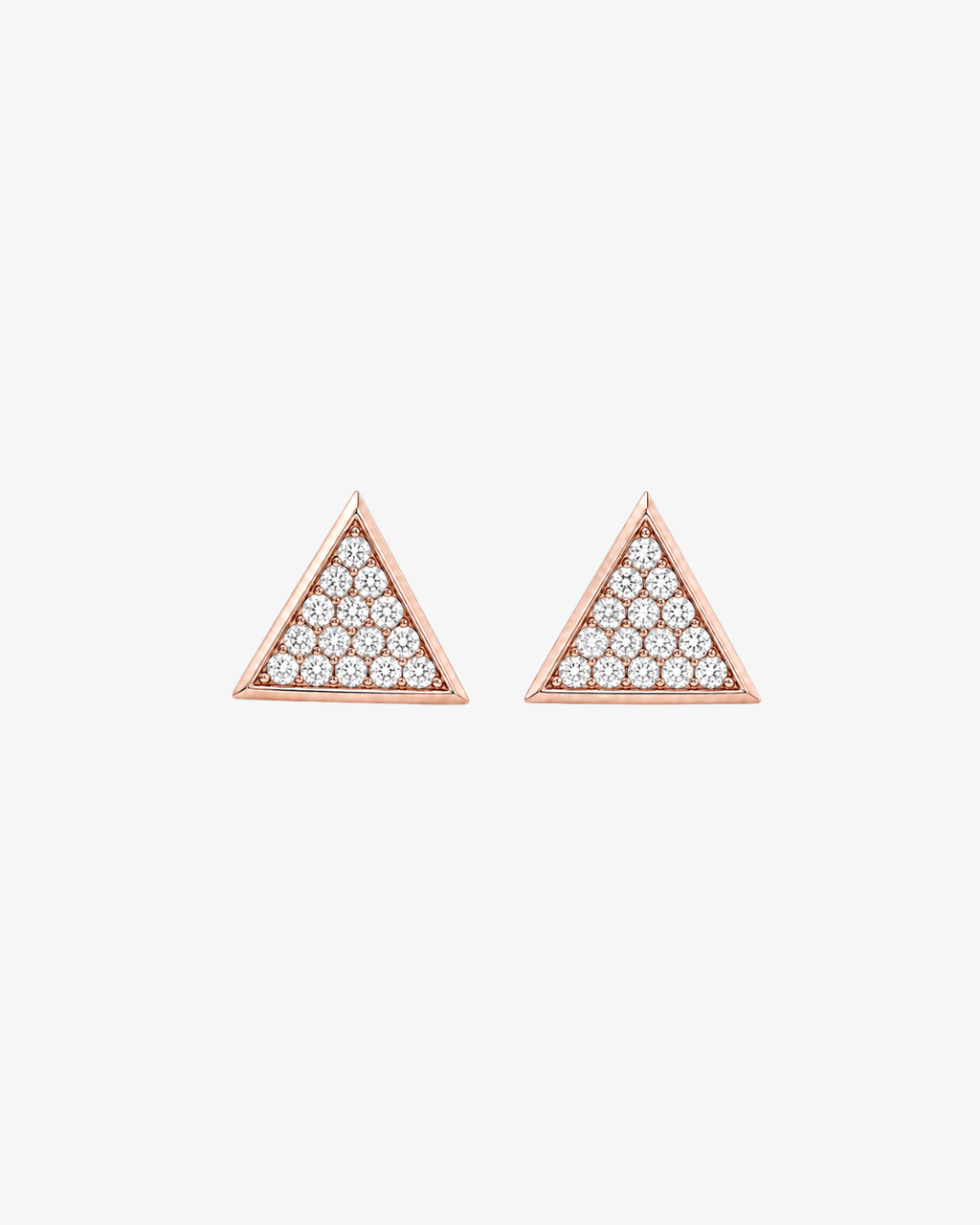 Triangle Pavé Studs