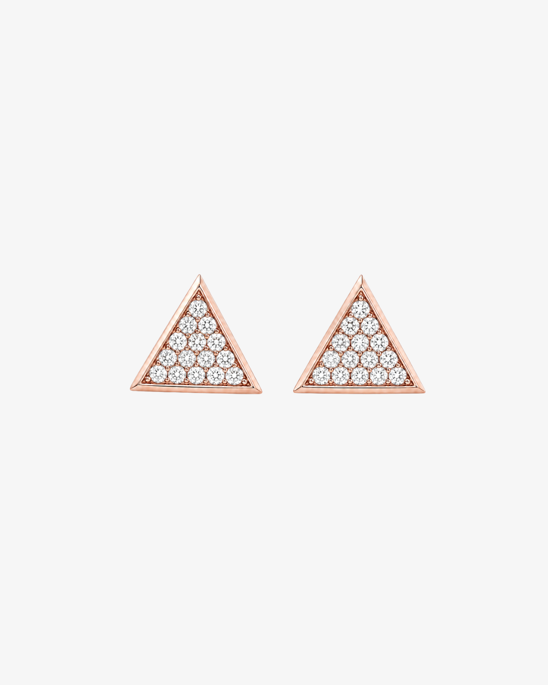 Triangle Pavé Studs