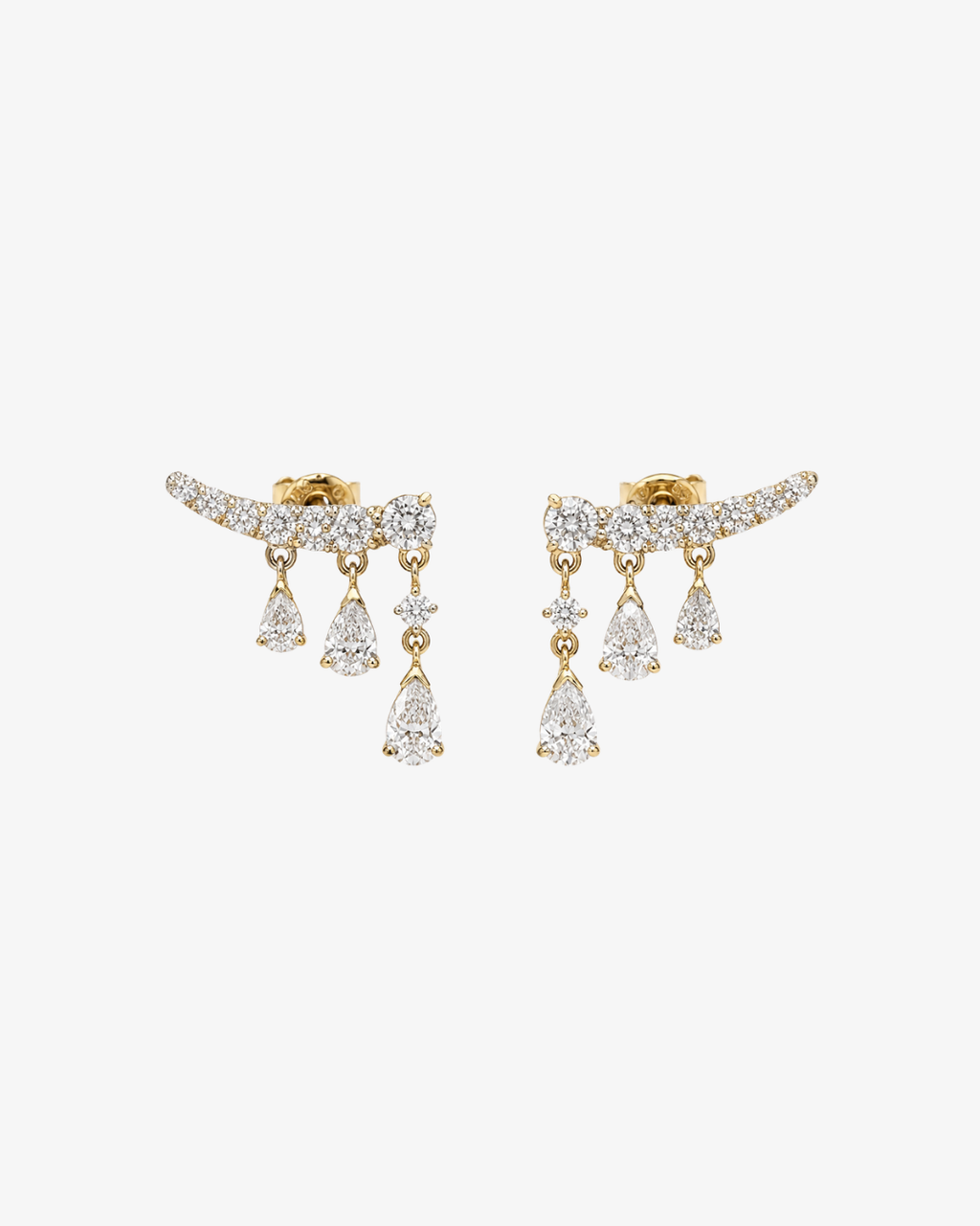 Pluie Diamond Ear Climber