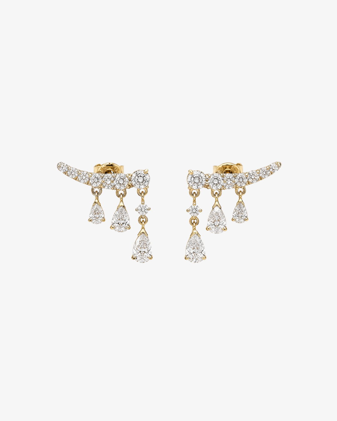 Pluie Diamond Ear Climber