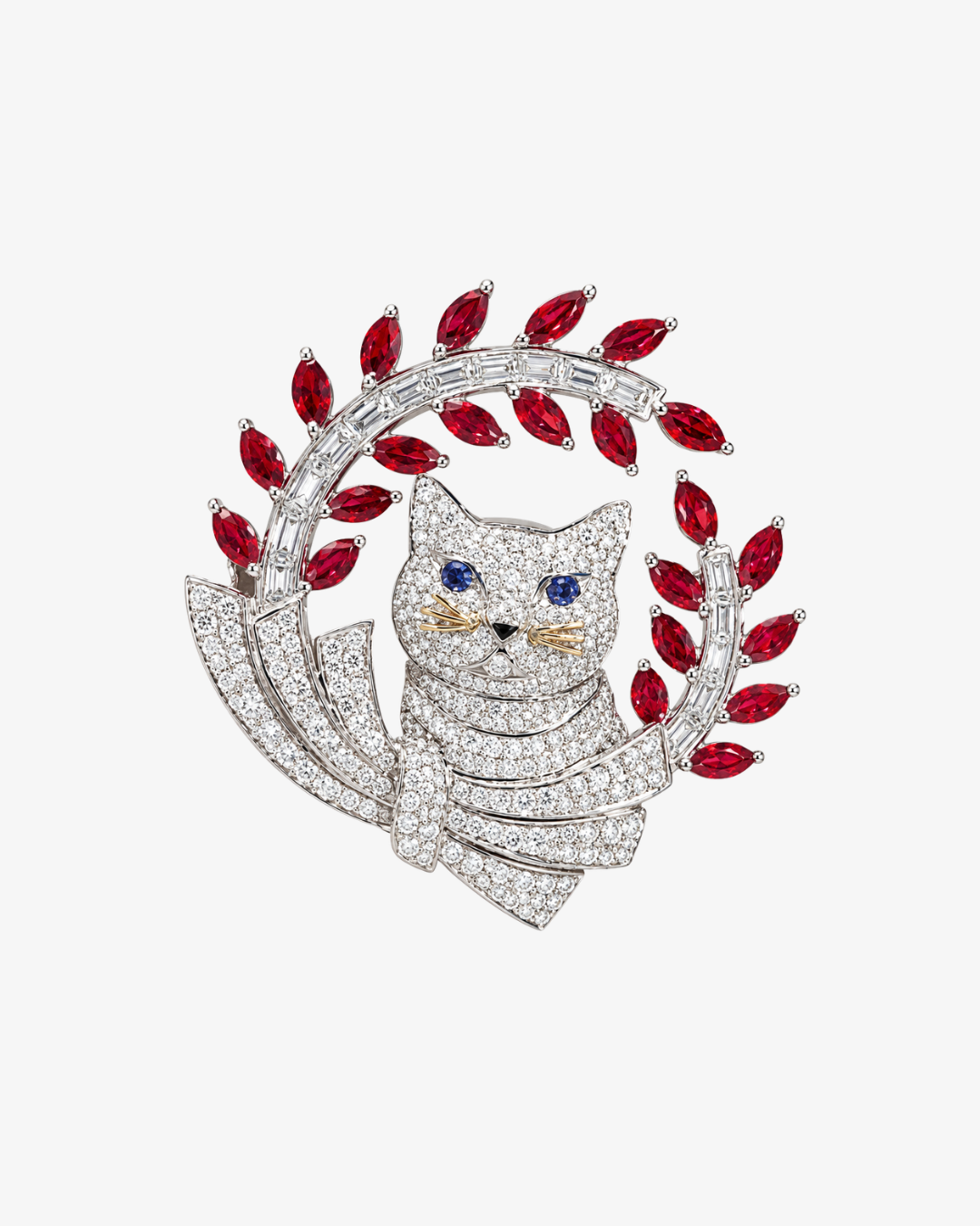 Minette Diamond Brooch Pendant