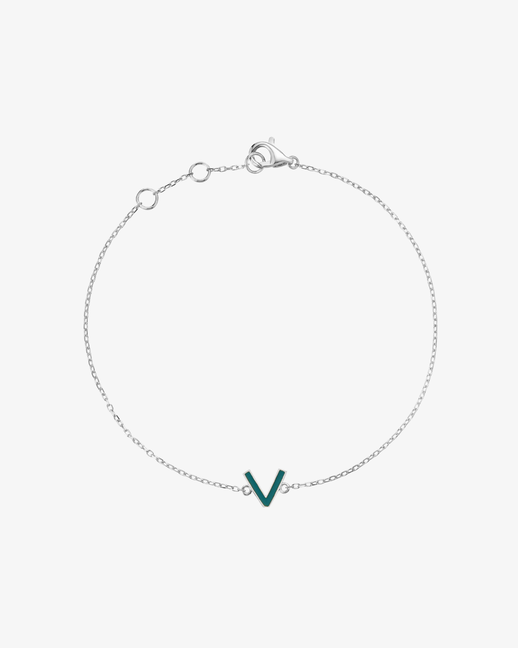 The Petit Initial Enamel Bracelet