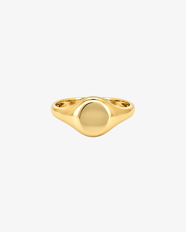 Balance Oval Signet Ring