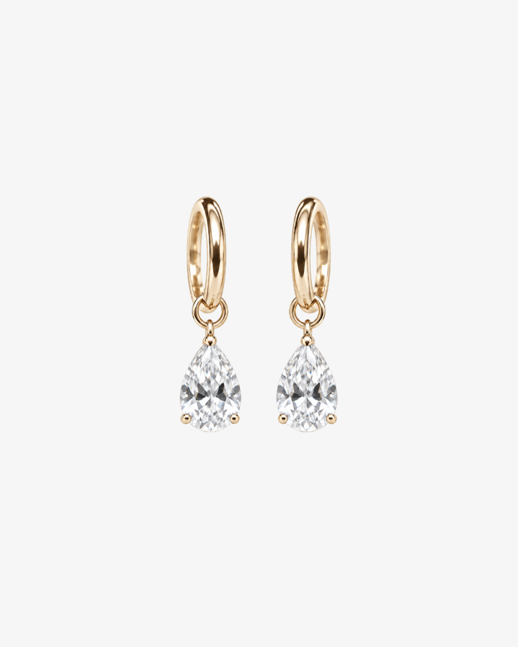 Goutte Diamond Hoops