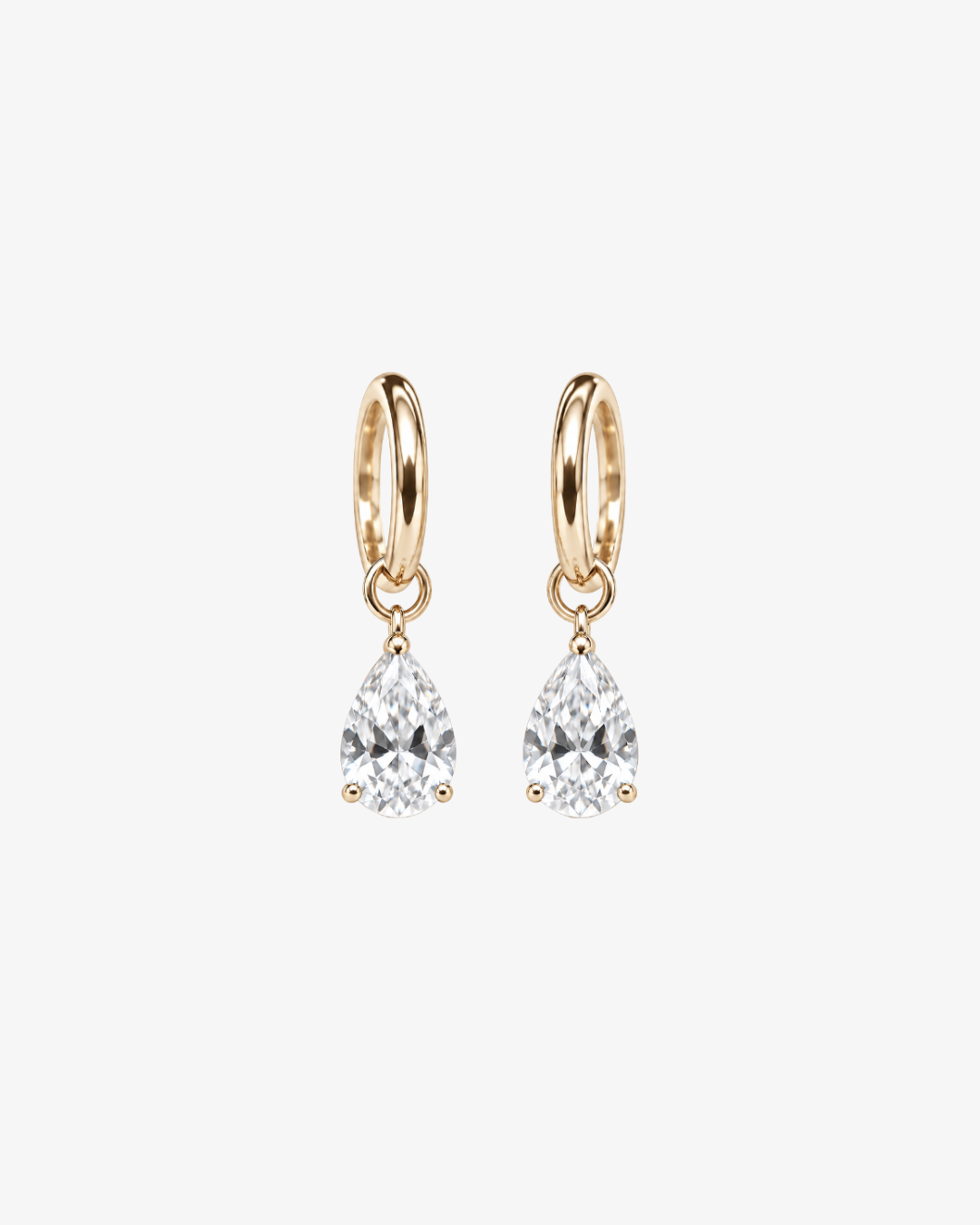 Goutte Diamond Hoops