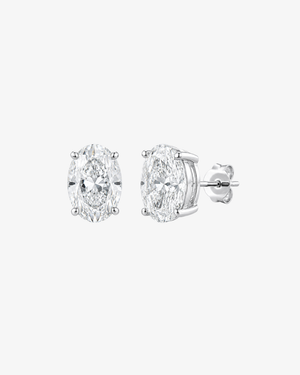 2ct Each Classic Oval Diamond Stud Earring