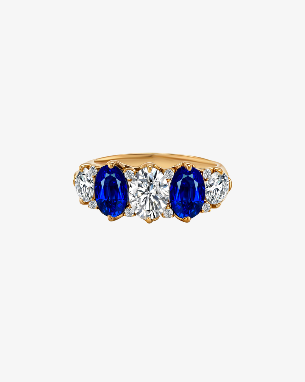 Sonata Sapphire & Diamond Ring