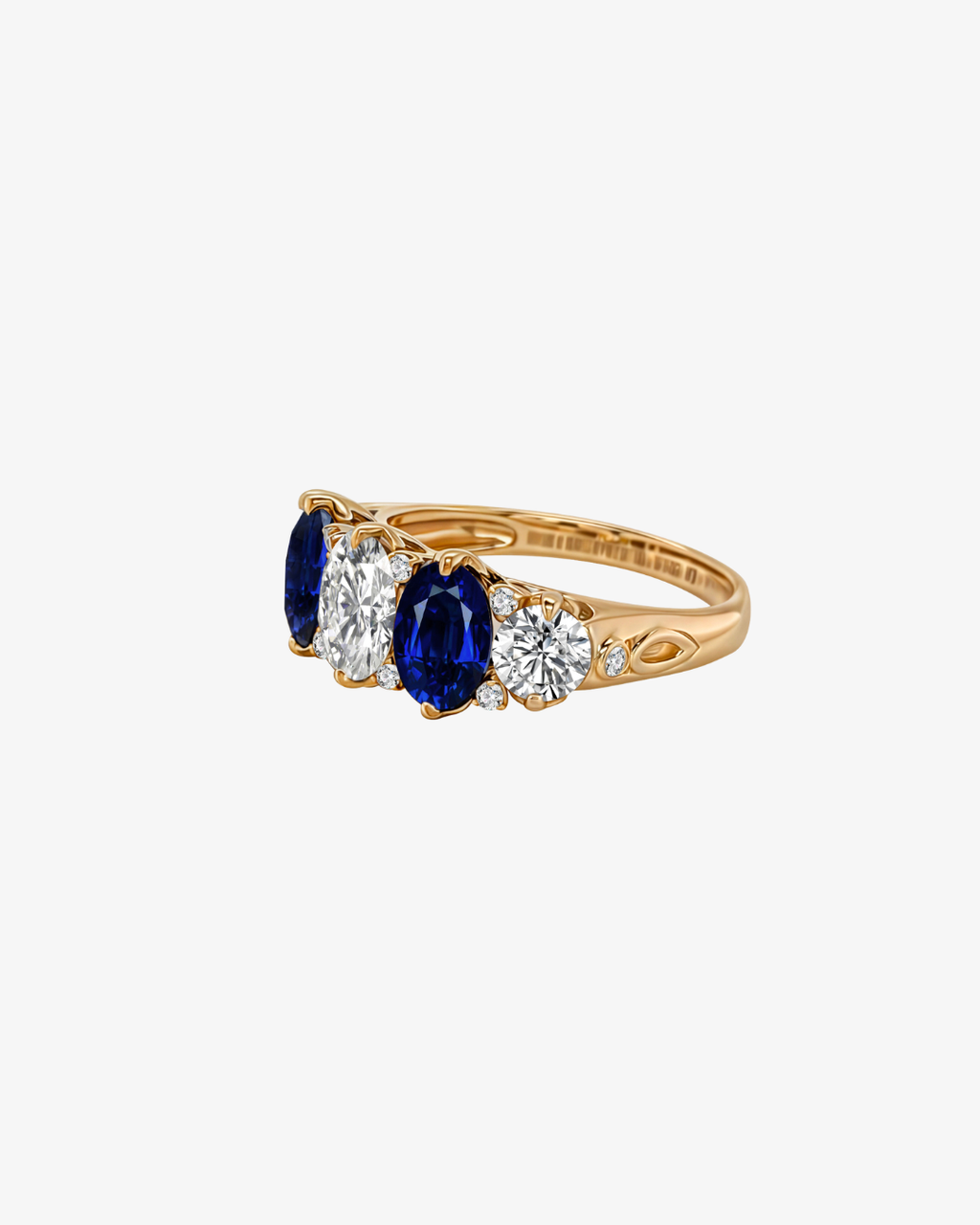 Sonata Sapphire & Diamond Ring
