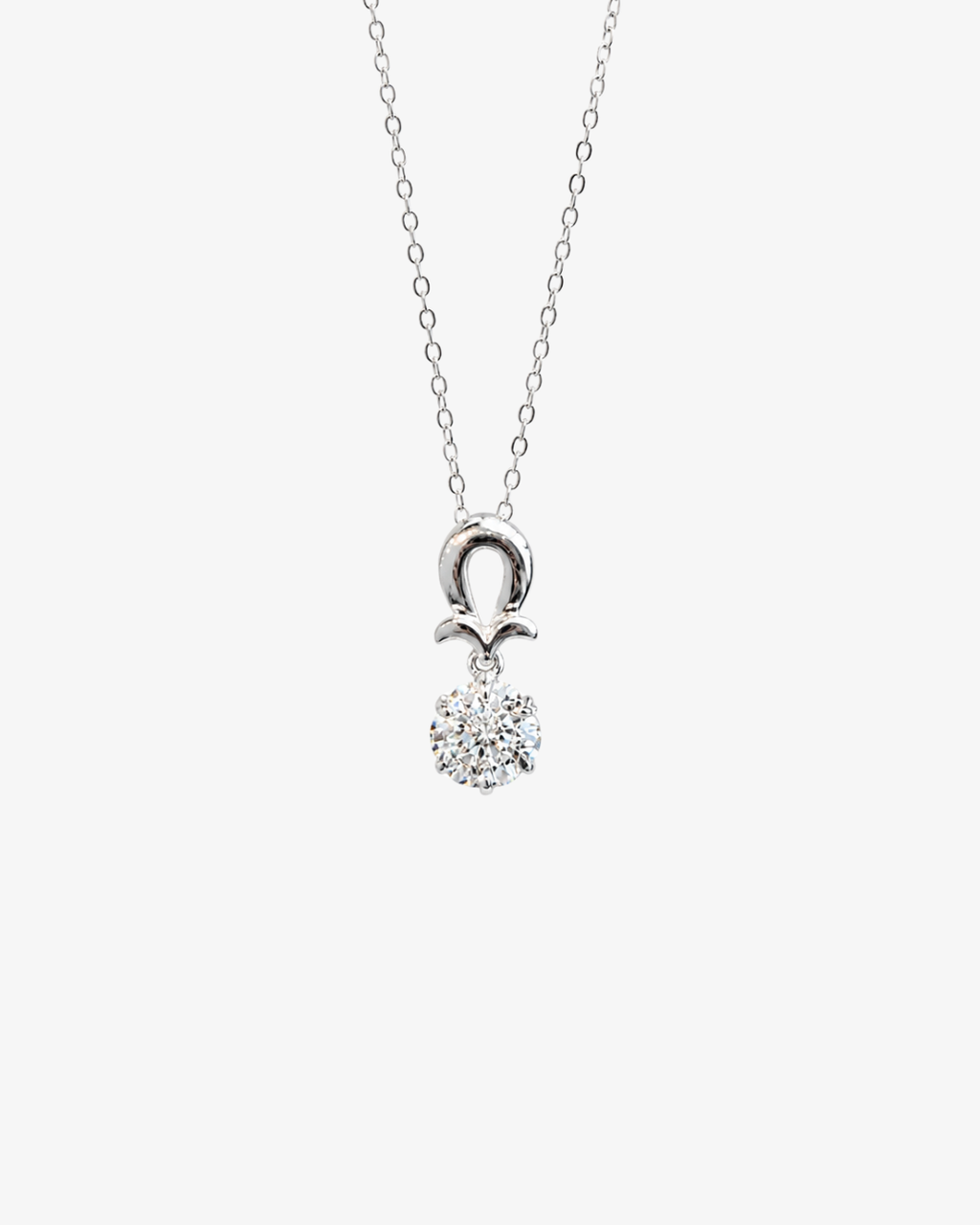 Halo Blossom Pendant Necklace