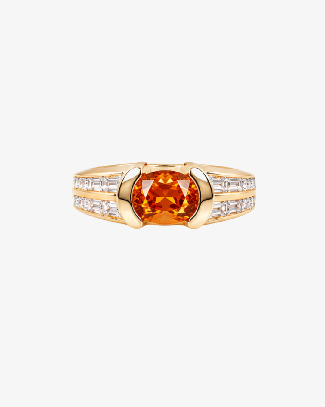 Solar Ember Ring