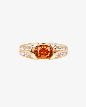 Solar Ember Ring