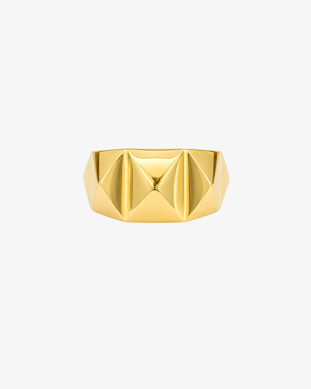 Pyramid Signet Ring