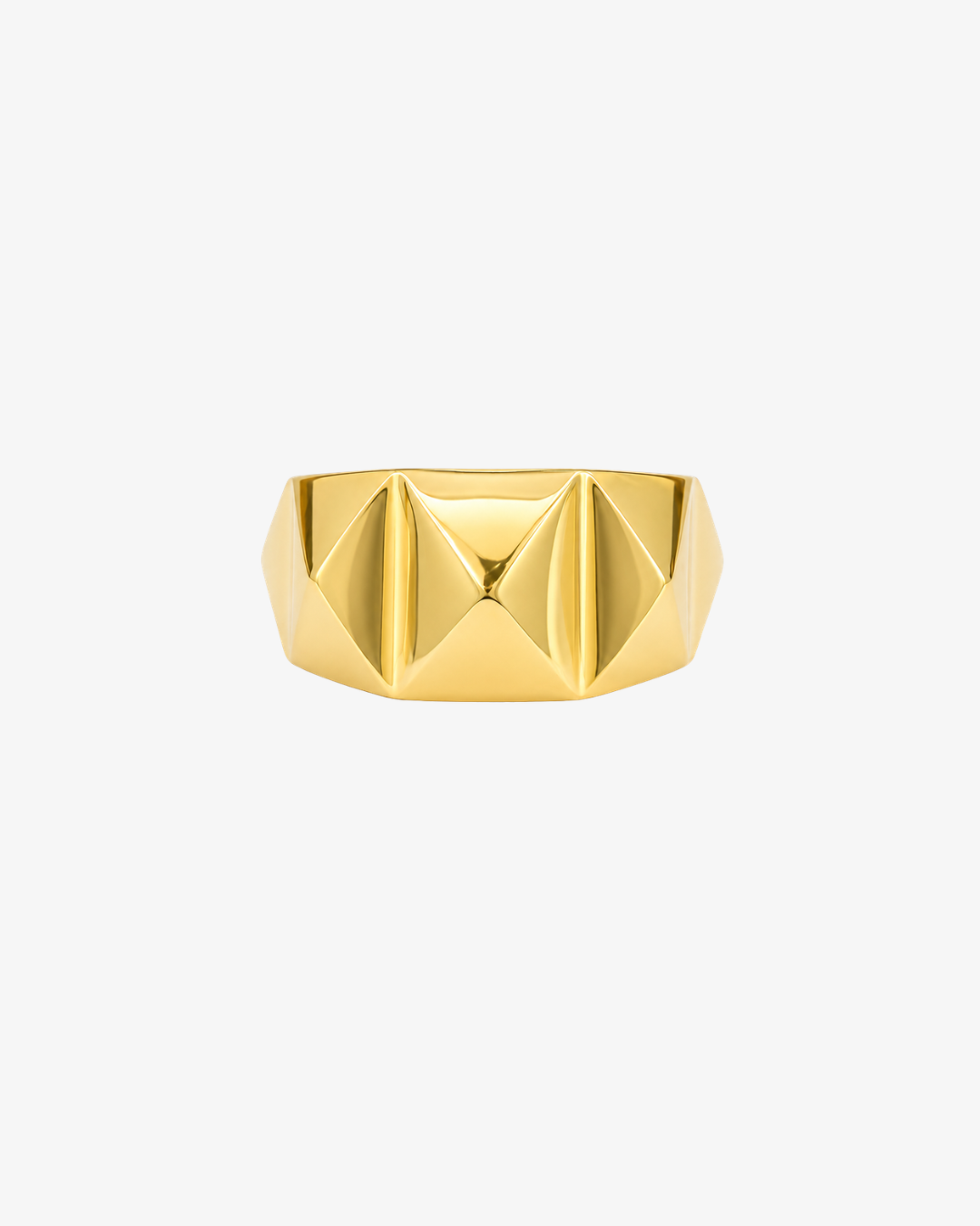 Pyramid Signet Ring
