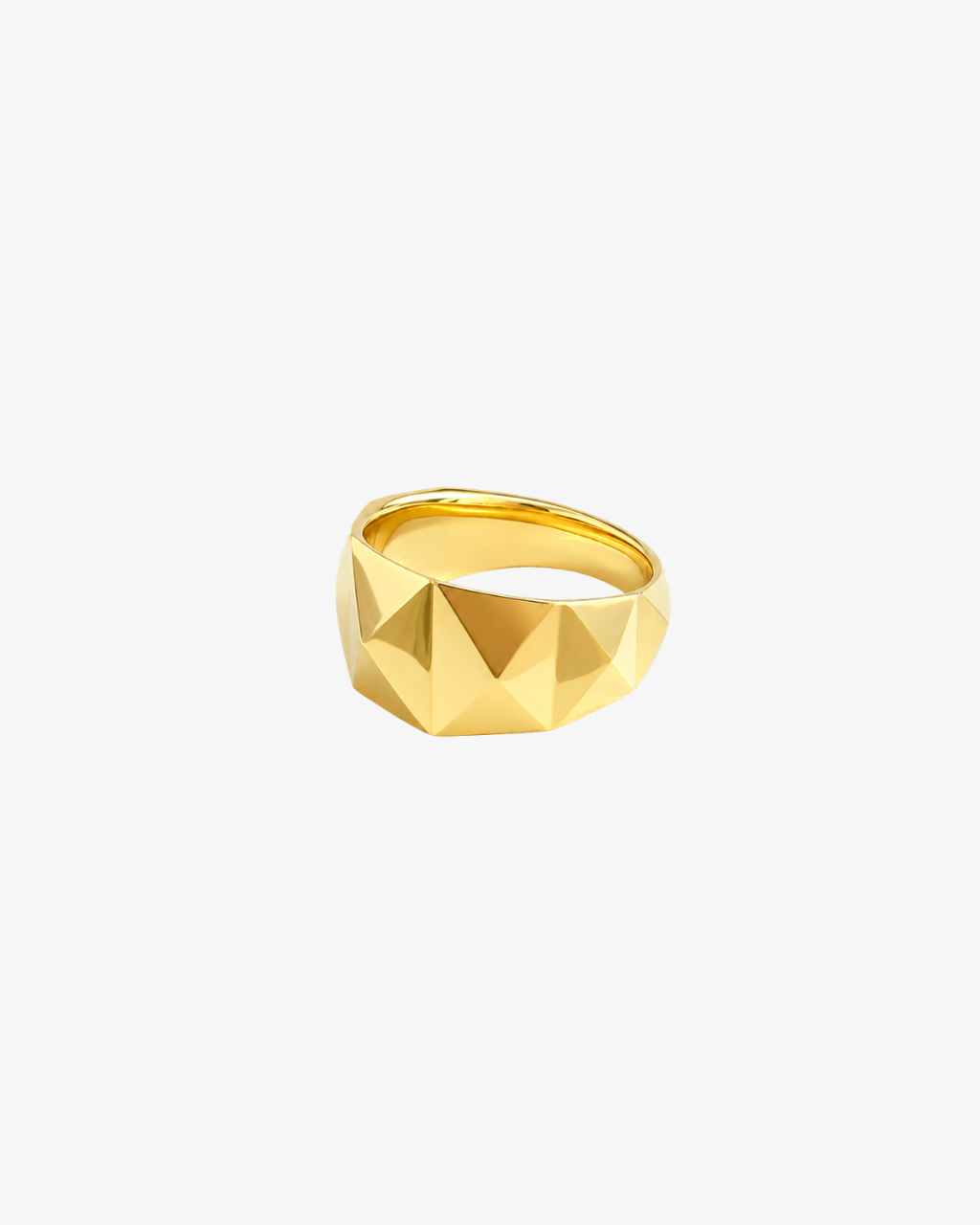 Pyramid Signet Ring