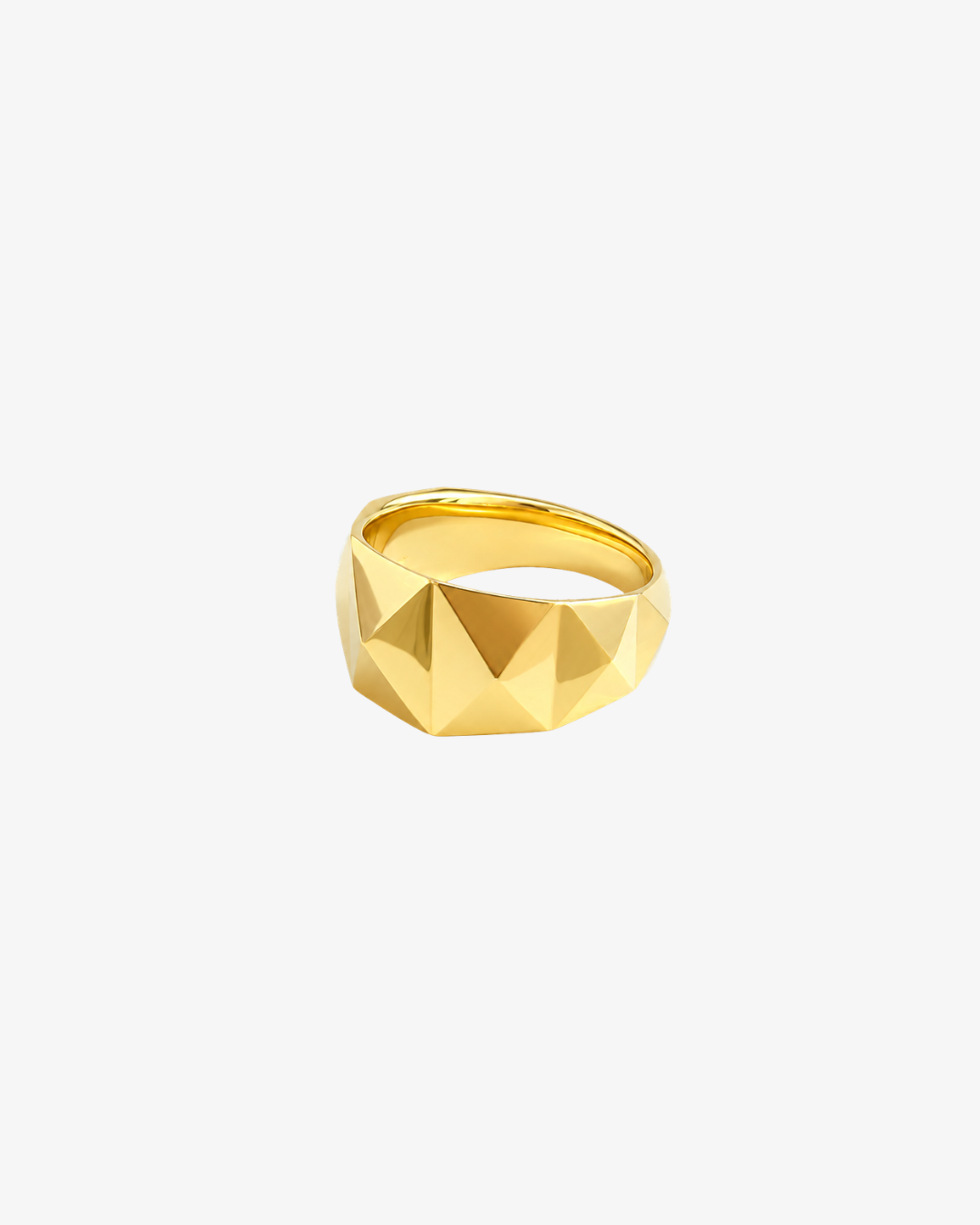 Pyramid Signet Ring