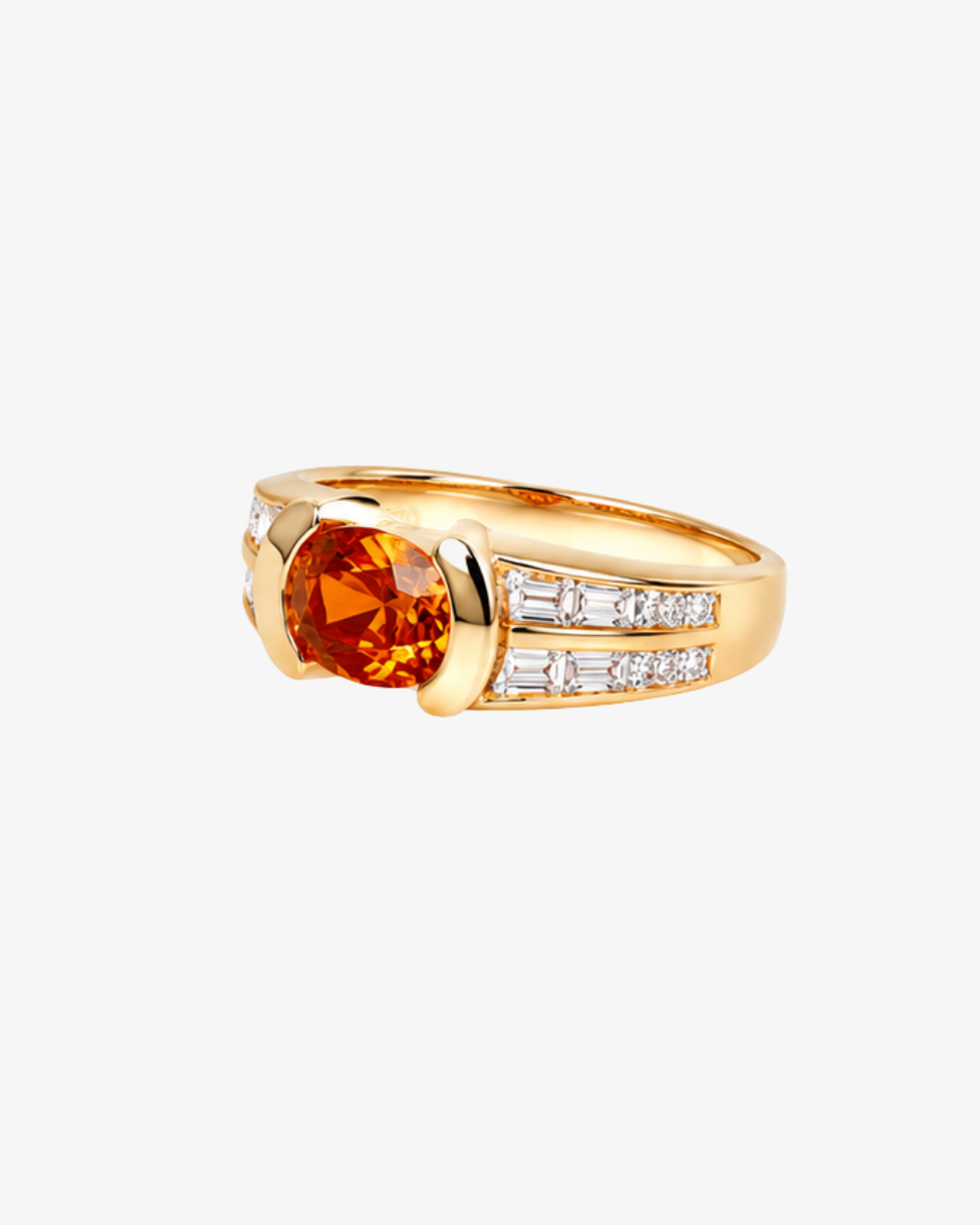 Solar Ember Ring